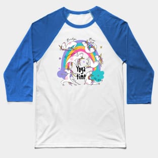 Yoga Time Baseball T-Shirt